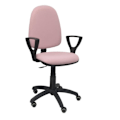 Miniatyrbillede 2 af 2: Model 04CPBALI710BGOLFRP Ergonomisk kontorstol med permanent kontaktmekanisme, højdejusterbare og parkethjul