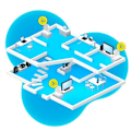 Pikkukuva 4 / 4: AVM FRITZ!Mesh Set 4200 Wi-Fi 6E - Kaksois taajuus 4200 Mbit/s Punainen ja Valkoinen