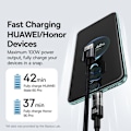 Pikkukuva 3 / 6: USB-C kaapeli, Supernopea Lataus 100W, 2m - Baseus Gem (P1037373002111-01) - Musta Klusteri