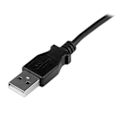 Pikkukuva 4 / 4: Mini-USB-kaapeli - A–Mini B kallistettu 90° ylöspäin - 1 m - Musta