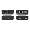 Pikkukuva 2 / 4: USB 2.0 - StarTech.com - 4 Porttia - 100m Ethernet-kaapeli - Metallikotelo - Liitä ja käytä