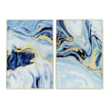 Miniatyrbild 1 av 3: dkd heminredningsram 80 x 2,5 x 120 cm modern abstrakt (2 enheter)