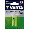 Miniatyrbild 1 av 5: Ni-MH batteri 1x9V - VARTA - 56722101401