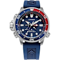 Pikkukuva 1 / 2: Rannekello - CITIZEN - PROMASTER MARINE CHRONO - Vedenkestävyys 20 ATM - Kvarts - Kuminen