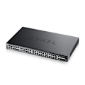 Miniatyrbillede 3 af 3: Switch Ethernet - ZYXEL - XGS2220-54 - 54 porte - Sort - Kvalitetsydelser
