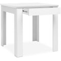 Miniatyrbillede 1 af 5: Tabel OSLO - Rektangulær - 4 personer - 80 x 77 x 80 cm - Hvid Vit