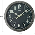Miniatyrbillede 2 af 2: SEIKO URER Seiko Vægur, Sort, Standard Svart
