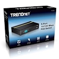 Miniatyrbild 4 av 4: TRENDNET 5-portars 10/100 Mbps PoE-switch - TPE-S50 (v1.0R)