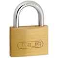 Miniatyrbillede 1 af 2: Låse - ABUS - 50 mm - Robust messing - Låsning med nøgle - Overflademontage Mässing