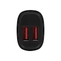 Pikkukuva 1 / 3: StarTech.com Autolaturi USB 2-porttinen - Korkea teho (24 W/4,8 A) - Musta (USB2PCARBKS)