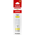 Pikkukuva 1 / 4: Mustekasetti - Canon - GI-51Y - Keltainen - 70ml - Yhteensopiva PIXMA G1520, G2520, G2560, G3520, G3560
