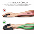 Miniatyrbild 6 av 6: Subblim Optisk Ergonomisk Mus SUBMO-EDGVU02 Vit (1 enhet)