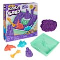 Pikkukuva 1 / 6: Kinetic Sand - Castle Sandbox Box 454G - Luonnonhiekka kiinteisiin ja värikkäisiin luomuksiin Flerfärgad