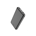 Miniatyrbillede 2 af 6: hoco Power Bank batteri ultra tynd 10000mAh USB x2 sort