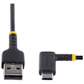 Pikkukuva 4 / 4: StarTech.com 2 m USB A–USB C -kaapeli - Musta USB C -latauskaapeli - Vankka aramidikuitu - USB-C 2.0-3A -pikalaturi