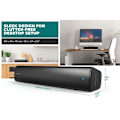 Pikkukuva 3 / 6: Creative Stage Air V2 Kompakti näytön alla oleva USB Soundbar Bluetoothilla®