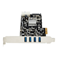 Pikkukuva 3 / 4: USB-sovitin - STARTECH - PCI Express -ohjainkortti 4 USB 3.0 -portilla - 4 erillistä 5 Gb/s kaistaa
