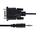 Pikkukuva 3 / 3: DB9-sarjakaapeli - STARTECH.COM - 1 m - Uros - 3,5 mm - RS-232 - Laadukas vedeneristys