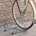 Miniatyrbillede 1 af 4: Cykelholder - Dunlop - Vægmodel - Aluminium - 2 cykler - Sølv pengar