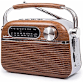 Pikkukuva 1 / 2: Kannettava Bluetooth-radio - KOOLTECH - Vintage - Langaton - Bluetooth - Hands-free mångfärgad