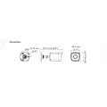 Miniatyrbillede 2 af 2: HIKVISION DS-2CD1021-I(2.8mm)(F) N/A N/A 1920 x 1080 pixels overvågningskamera