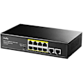 Pikkukuva 1 / 2: PoE+ kytkin - CUDY - FS1010PG - 8 Porttia 10/100Mbps - 2 Gigabit Uplink - 120W