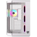 Miniatyrbillede 2 af 2: PC taske - NFORTEC - Pulsar - ATX - Hærdet glas - 4 A-RGB fans