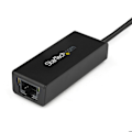 Miniatyrbillede 2 af 3: USB 3.0 netværksadapter - StarTech - USB31000S - 10/100/1000 Mbps - RJ-45 hun - Sort