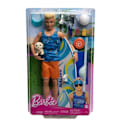Pikkukuva 3 / 6: BARBIE - BARBIE KEN SURFFIGUURI + TARVIKKEET (CP6) - 21A - nukke - 3 vuotta ja + Flerfärgad