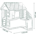 Miniatyrbillede 6 af 6: Smoby Life - Smuk Hus + Sommerkøkken - Grillplade og Vask - 17 tilbehør - Genbrugsmateriale - Fra 2 År