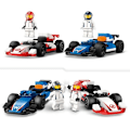Miniatyrbillede 3 af 6: LEGO City 60464 Williams Racing og Haas F1 F1 racerbiler - Legetøj fra 4 år og opefter Flerfärgad