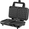 Miniatyrbillede 2 af 3: Professionel Vaffeljern til 2 Tykk Belgisk Vafler, Non-stick Plader MPM MGO-20M 1000W Sort/Sølv 13332 Musta/hopea