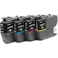 Miniatyrbillede 2 af 3: Pakke med 4 LC421VAL blækpatroner - BROTHER - Sort, cyan, magenta og gul standardkapacitet på 200 sider - Til DCP -J1050DW