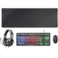 Miniatyrbillede 1 af 2: Mars Gaming MCP-RGB3, fast RGB Gaming Keyboard + 3200 DPI RGB Flow Gaming Mus + RGB Over-Ear Headset + Musemåtte