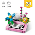 Miniatyrbillede 2 af 6: LEGO Creator 31169 3-i-1 skrivemaskine med blomster - Spil til piger fra 8 år og opefter Flerfärgad
