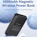 Miniatyrbillede 4 af 6: Ekstern powerbank med hurtig opladning, 2x Type-C, 20 W, 5 000 mAh - Vention (FHSL0) - Blå