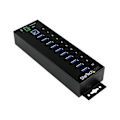 Pikkukuva 3 / 3: USB 3.0 - STARTECH.COM - ST1030USBM - 10 porttia - Ylijännitesuojaus - Metalli