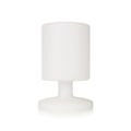 Miniatyrbild 1 av 2: Smartwares Vit LED utomhusbordslampa 5W - 8h uppladdningsbart batteri Vit