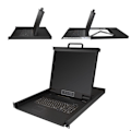 Pikkukuva 2 / 4: Konsoli KVM - StarTech.com - RKCONS1908K - 8 porttia - 19 tuumaa - Rack-asennus - LCD-näyttö