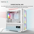 Miniatyrbild 2 av 5: PC-fodral utan strömförsörjning - DEEPCOOL CH560 DIGITAL (Vit) - Medium torn - E-ATX-format
