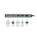 Miniatyrbillede 1 af 6: Multiport adapter - StarTech.com - DKT30CSDHPD3 - HDMI 4K - USB Power Delivery 3.0 - 5 porte