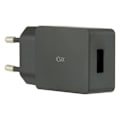Miniatyrbillede 2 af 3: Vægoplader + USB A til USB C USB-kabel Sort