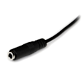 Miniatyrbillede 4 af 4: Jack kabel 3,5 mm - STARTECH - Hovedtelefon forlængerkabel - 2m - Sort - Han/Ukendt