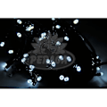 Miniatyrbillede 2 af 3: Lysende guirlande - NO NAME - 560 LED - Kold hvid - 1400cm - 8 lysmønstre Blanco Frío