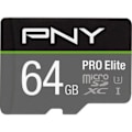 Pikkukuva 4 / 4: PNY Pro Elite 64 Gt Micro SD -muistikortti - Class XC Class 10 / UHS-I U3A1 V30+SD
