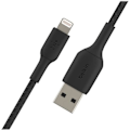Miniatyrbillede 3 af 4: BELKIN - kabel - Lght USBA flettet kabel 2M sort