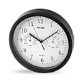 Miniatyrbillede 2 af 4: Vægur - ELBE - RP-1005-N - 25 cm - Termometer - Hygrometer - Sort Svart