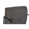 Miniatyrbillede 3 af 4: Lænestol DKD Home Decor Grå Metal Polyester (64 x 69,5 x 76 cm)
