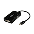 Pikkukuva 1 / 2: 3-in-1 Mini DP - VGA/DVI/HDMI-sovitin - Mini DP - VGA/DVI/HDMI-matkamuunnin - MDP2VGDVHD