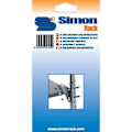 Miniatyrbillede 2 af 2: Simonrack - Blisterpakke med 8 Galva-beslag - 8425437041099
